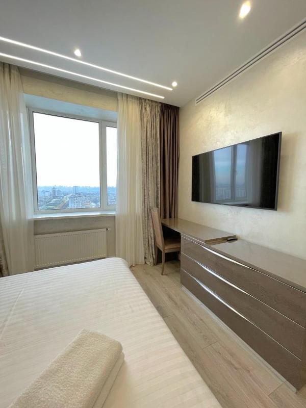 Vip Apartment 120M2 With Panoramic Windows, 22 Floor. Obolon Kiew Exterior foto